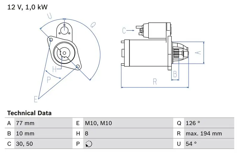 BOSCH Starter (0 986 020 401) KFZ-7181040 Rabatt